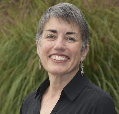 Woman in black shirt
