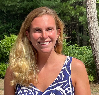 woman smiling