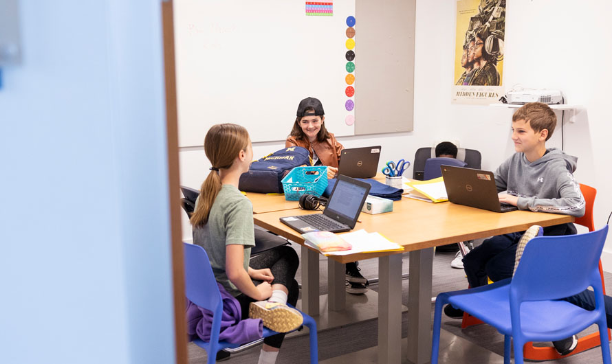 students in classroom