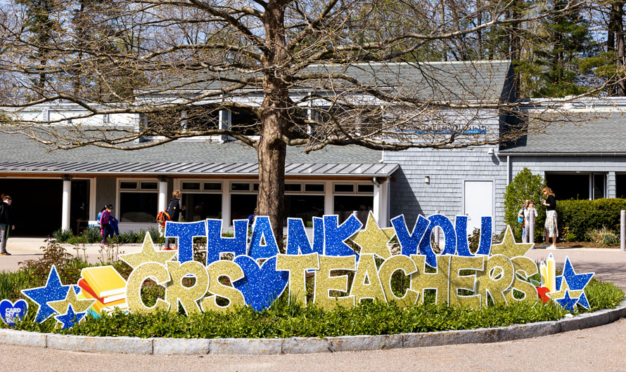 Thank you CRS teachers sign