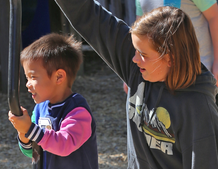 Children on playground