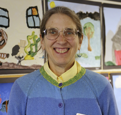 Woman smiling