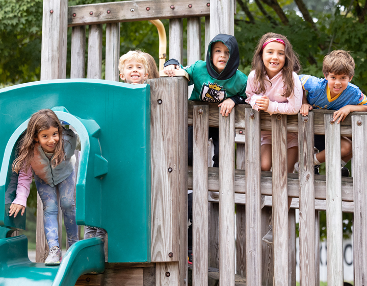 Students on playground