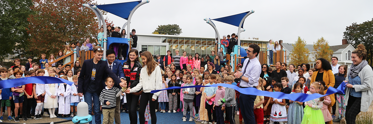 Climb Higher Playground Ribbon Cutting